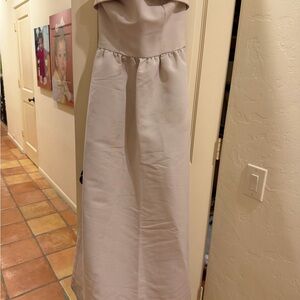 Amsale Soft Beige Dress